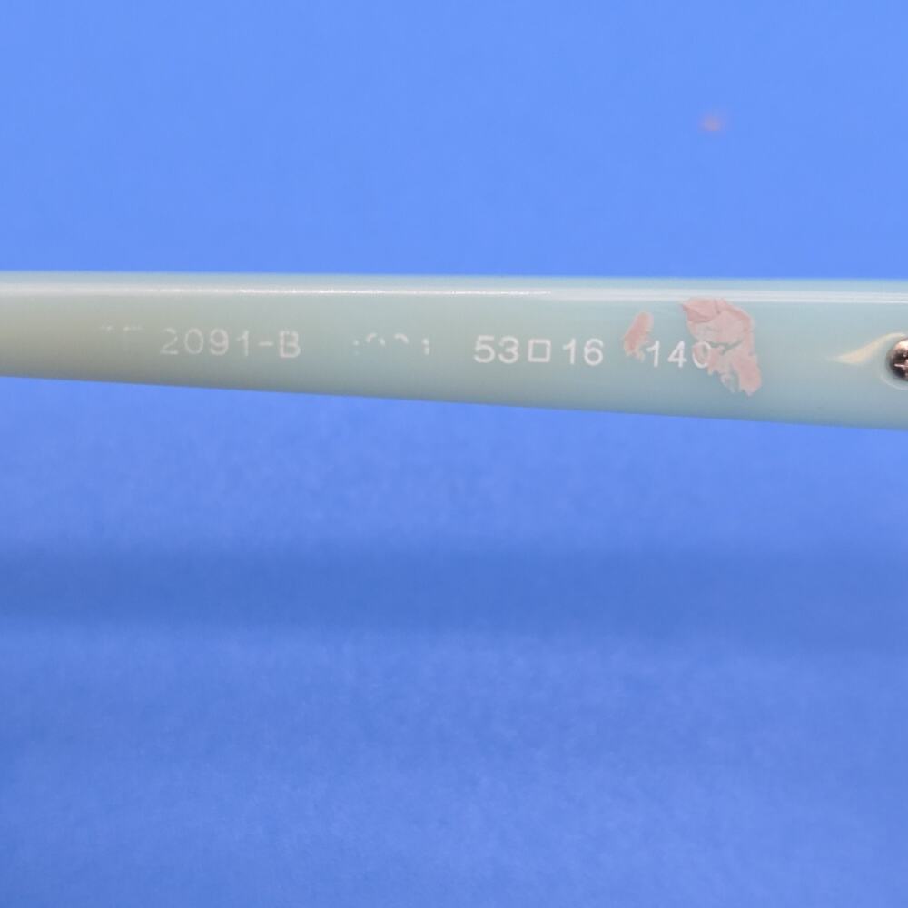 Tiffany & Co. Eyeglasses Frames Only TF 2091-B 8055 53-16-140 Blue Sides Italy - Picture 9 of 12